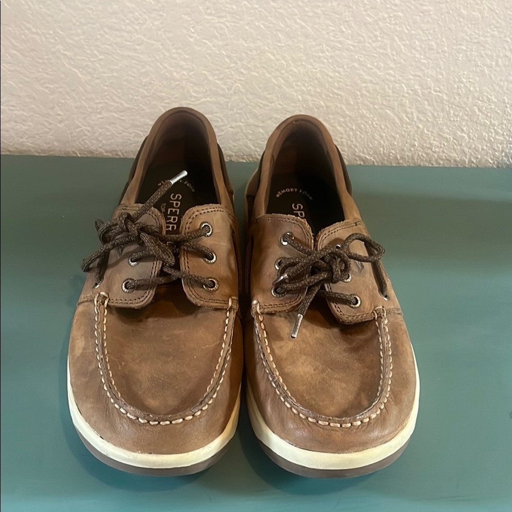 Sperry Men's Brown Boat Shoes size 13
